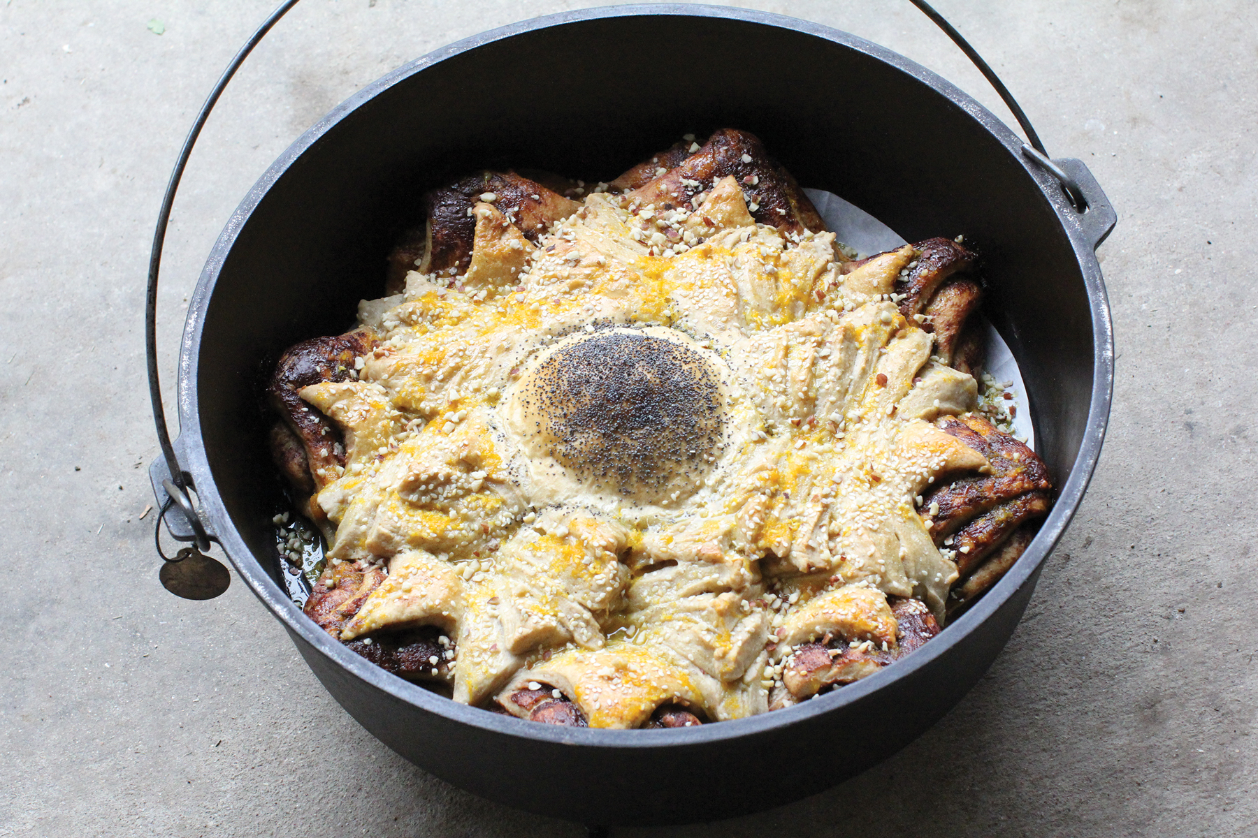 Sunflower-Shaped Bread Recipe - Grit